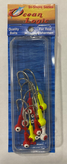 Painted Saltwater Ball Heads - Arkie Lures