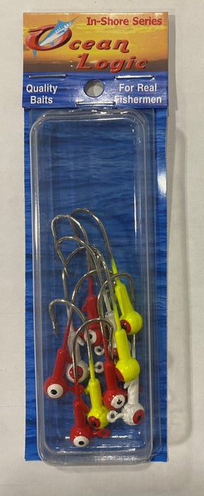 Painted Saltwater Ball Heads - Arkie Lures