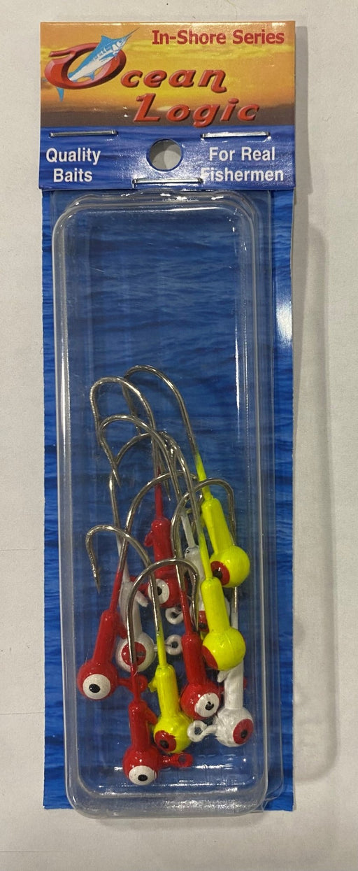 Painted Saltwater Ball Heads - Arkie Lures