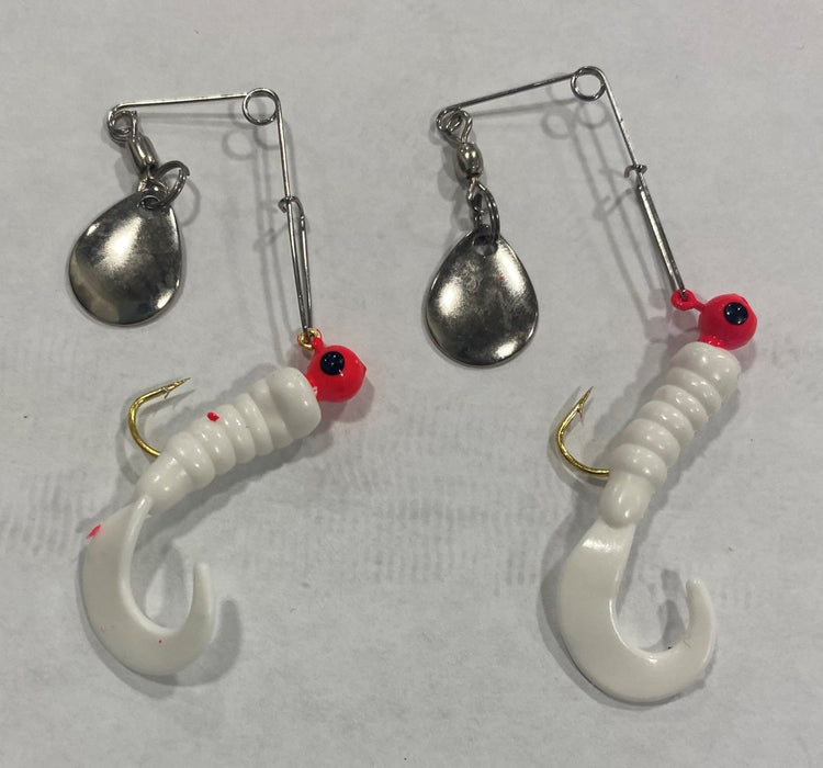 Rigged Curl Tail Spinners - Arkie Lures
