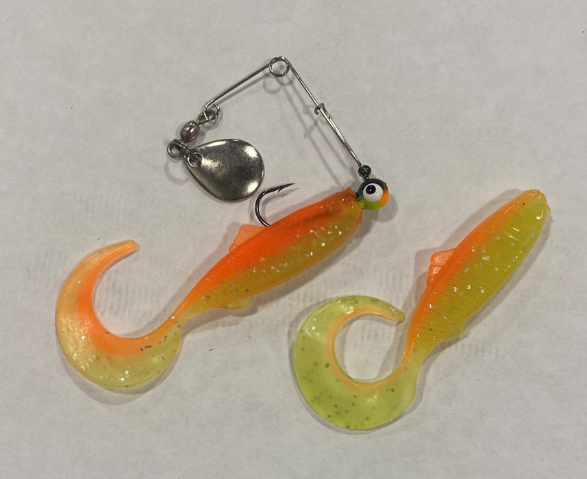 Rigged Minnow Curl Tail - Arkie Lures