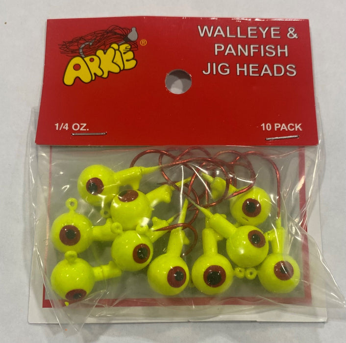 Walleye & Panfish Jig Heads - Arkie Lures