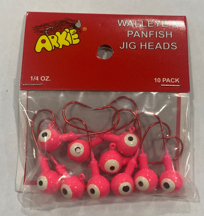 Walleye & Panfish Jig Heads - Arkie Lures