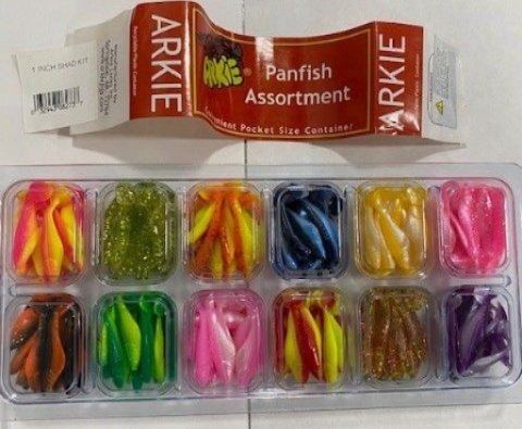 1 inch Shad Kit - Arkie Lures