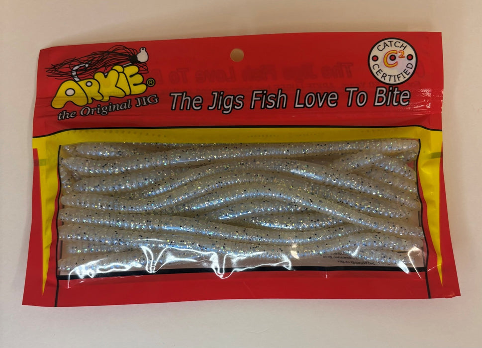 6" Straight Tail Worm - Arkie Lures