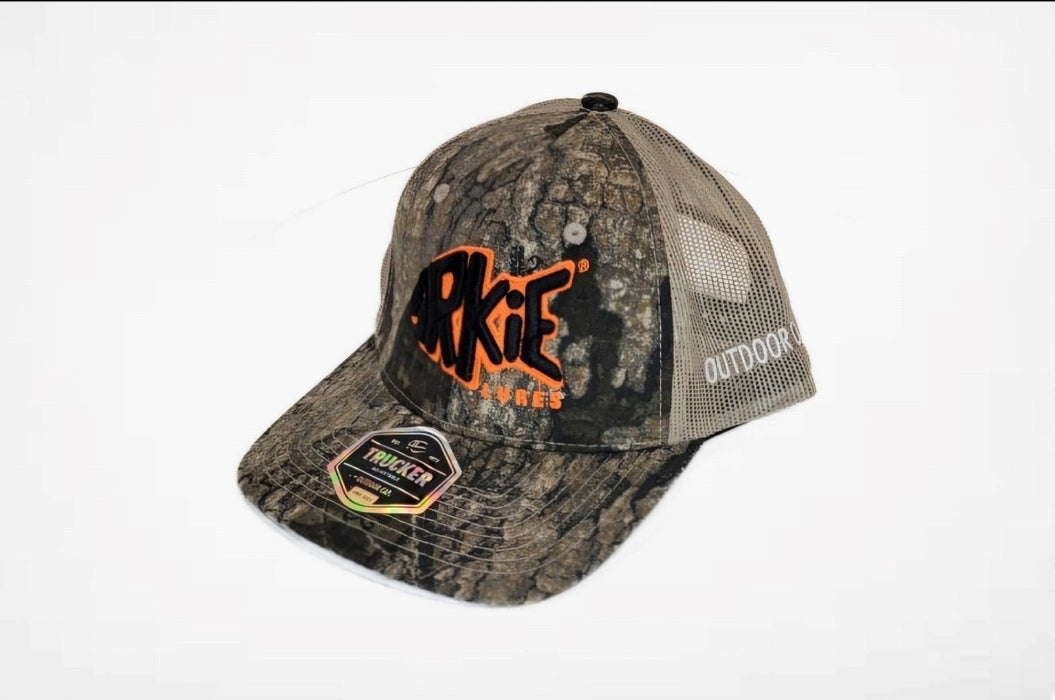 Arkie Raised Logo Snapback Hat - Arkie Lures