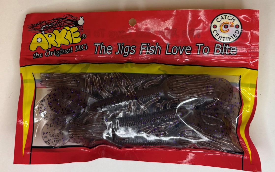 Salty Crawlin' Grubs - Close out colors - Arkie Lures