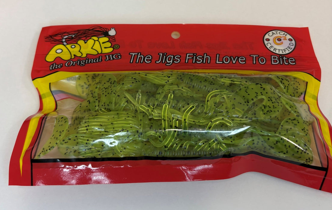 Salty Crawlin' Grubs - Close out colors - Arkie Lures