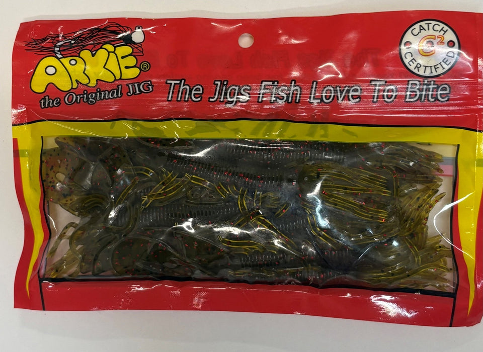Salty Crawlin' Grubs - Close out colors - Arkie Lures