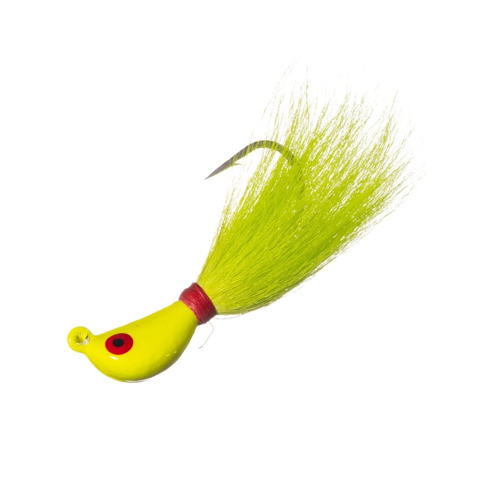 Sea Striker Bucktail Jig With Rattle And Grub Keeper, 2 Oz, 90
