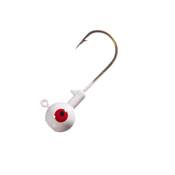 Fishing Jig Head Hooks Kit Painted Jig Hook with Double Eye Glow