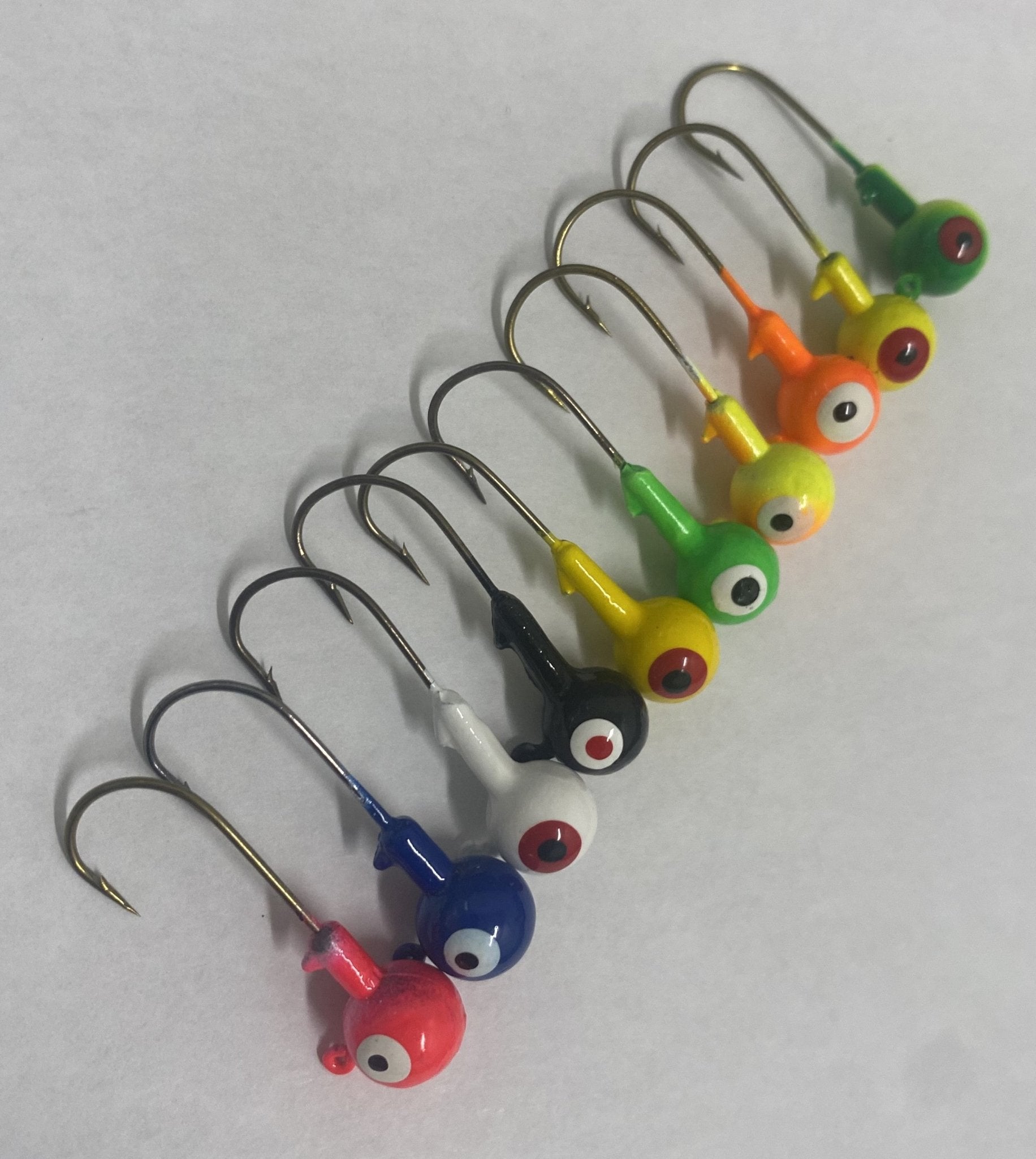 Double Eye Painted Bronze Hooks-Combo — Arkie Lures