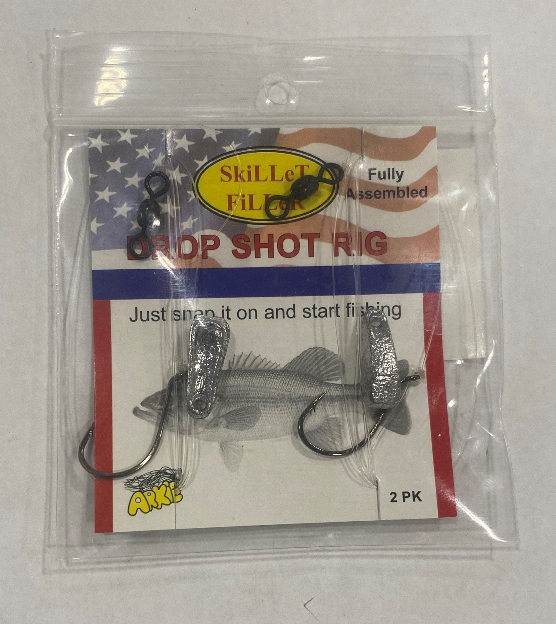 Drop Shot Rig #2 Hook / 1/4 oz / 2