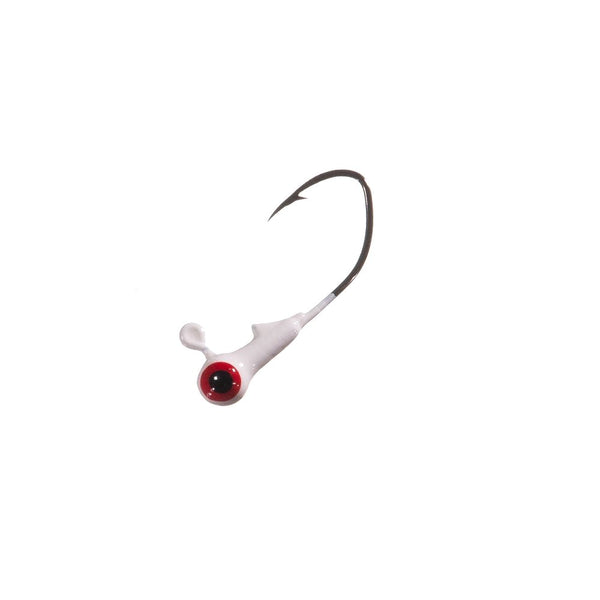 Grizzly Jig Company - Red Sickle Hooks with Painted Heads