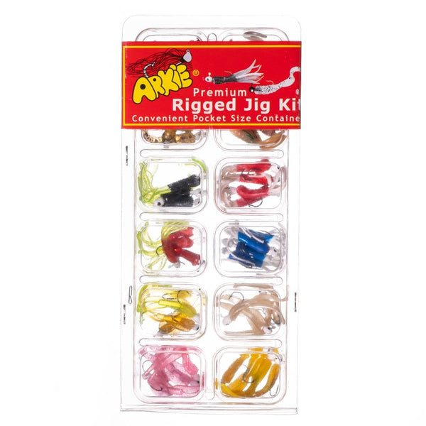 Arkie Lures Premium Rigged Panfish Jig Kit