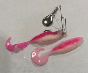 Rigged Minnow Curl Tail - Arkie Lures