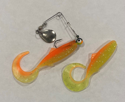 Rigged Minnow Curl Tail — Arkie Lures