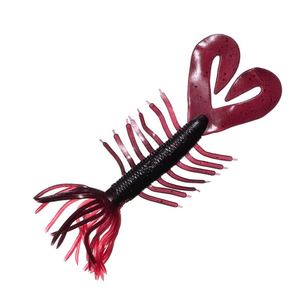 Salty Crawlin' Grub Red Shad Laminate / 4.75 Inch / 6