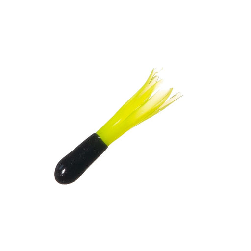  1.5 Crappie Tube/Black/Yellow (10 Pack) : Fishing