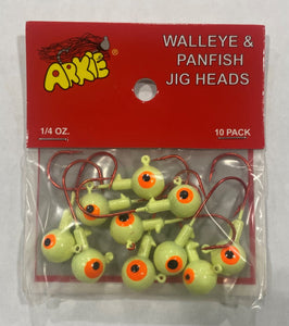 Walleye & Panfish Jig Heads - Arkie Lures