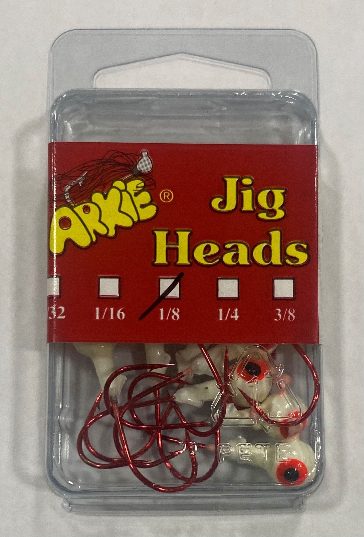 medium the brand tappyshape ARKFISH 5’8 Walleye & Panfish Jig Heads — Arkie Lures