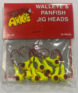 Walleye & Panfish Jig Heads - Arkie Lures